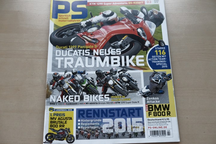 Deckblatt PS Sport Motorrad (03/2015)
